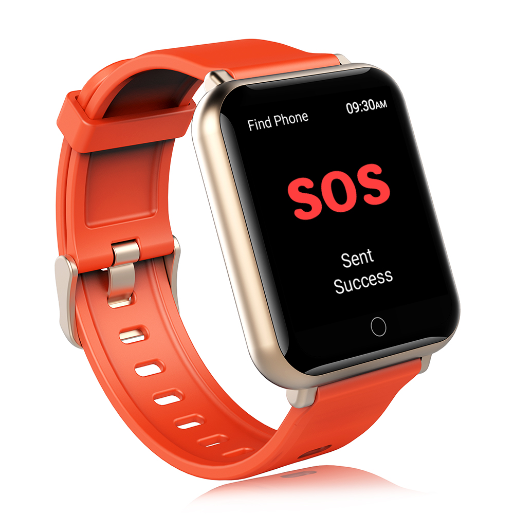 Bluetooth Full Touch Screen Smart Watch Sleep Monitor Blood Pressure Skin Temperature Sensor ecg smart watch