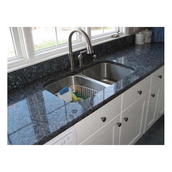 Natural Blue Pearl Granite для Bathroom, Hand Wash Basin, Countertops Cooking, Kitchen Polished Stone Material