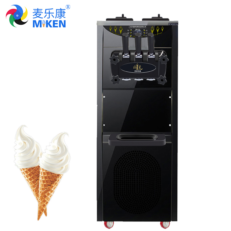 KLS-F636 Maquina Квина из мультфильма, yogur для изготовления мороженого мягкой мороженого и йогурта вместимостью, тем самым позволяя зернам раскрыться 3 вкусов