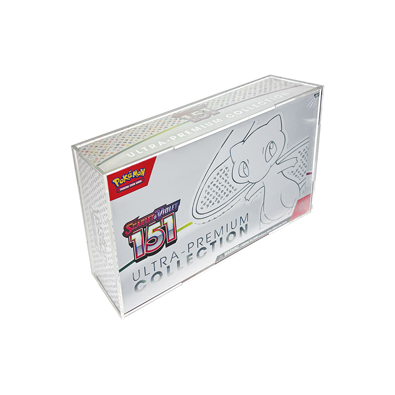 Custom Acrylic Display Case Holder Pokemon 151 Ultra Premium Collection with Assembly For Pokemon