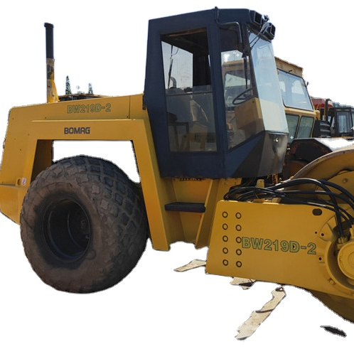 Second hand BW219D2 vibratory smooth drum roller used road roller on sales