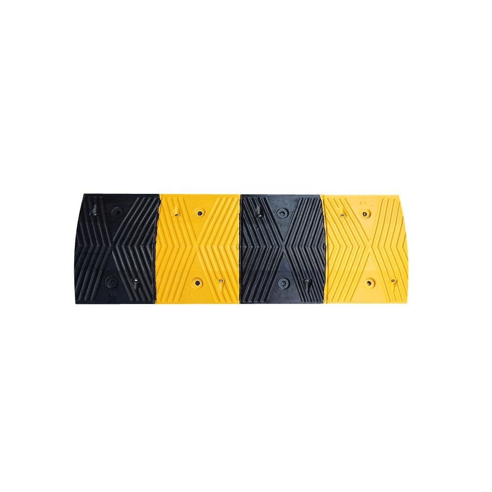 1000x350x50mm Portable Cable Adjustable Rubber Speed Bumps For Sale
