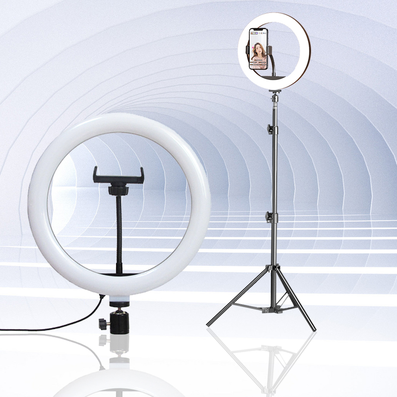 Высокое качество низкая цена 10 дюймов селфи Ringlight светодиодная кольцевая лампа с 2,1 м штатив-Трипод стойка