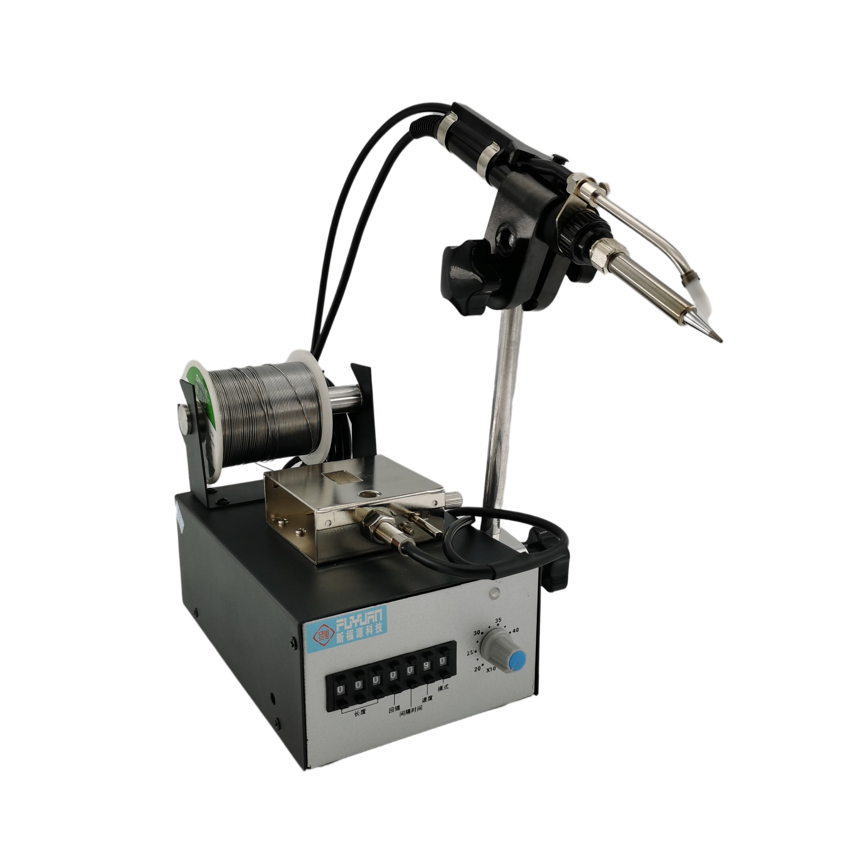 FLYJAN 375C+ Automatic Soldering Iron Station Machine Electric Welding Station with Stepping motor