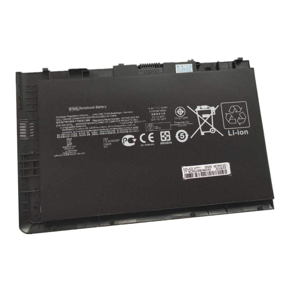 Huiyuan 14,8 V 52Wh BT04XL ноутбук батарея совместимый с HP EliteBook Фолио 9470 9470 М серии HSTNN-IB3Z HSTNN-I10C BT04 BA06