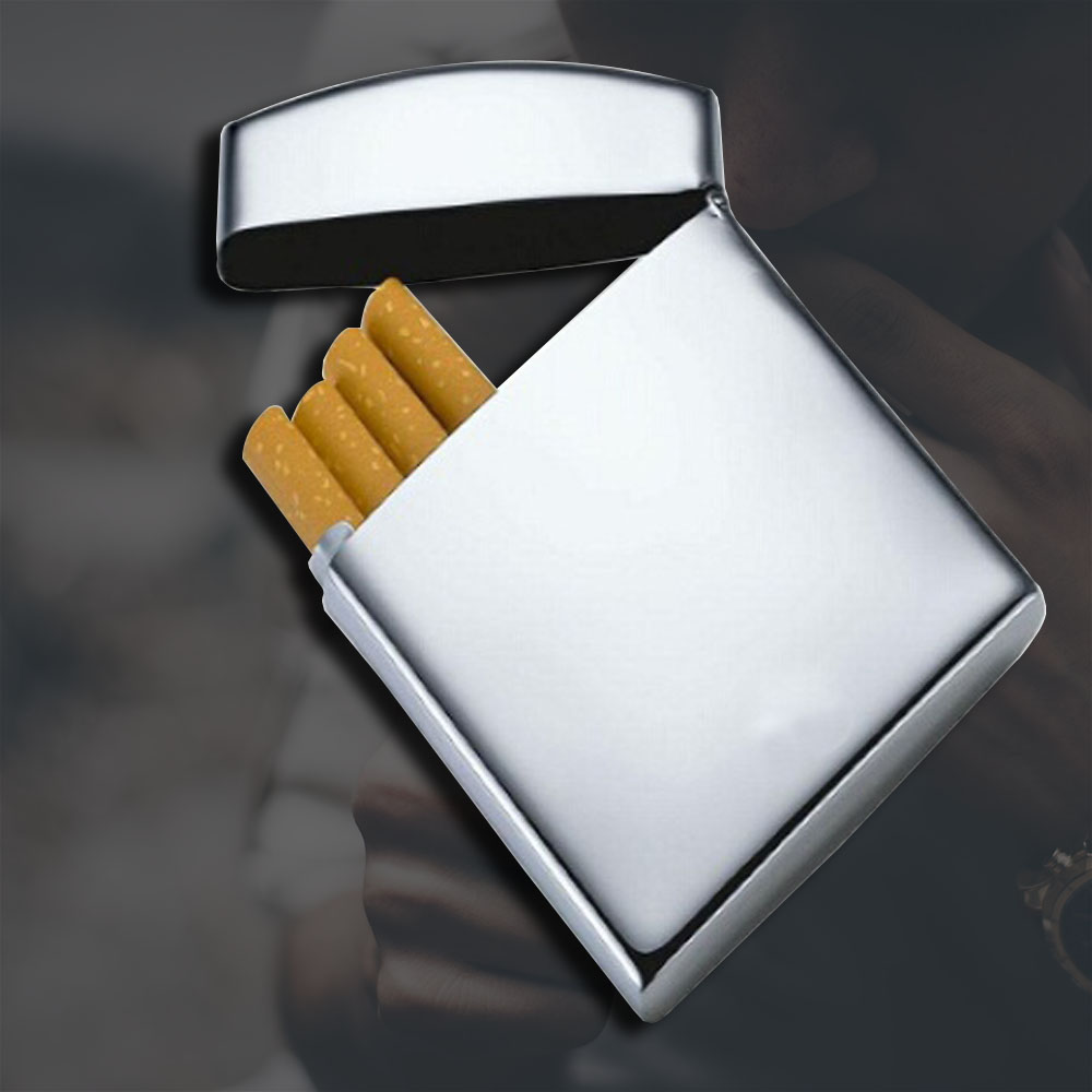 China attractive sliding lid tin cigarette case/metal tin cigar box