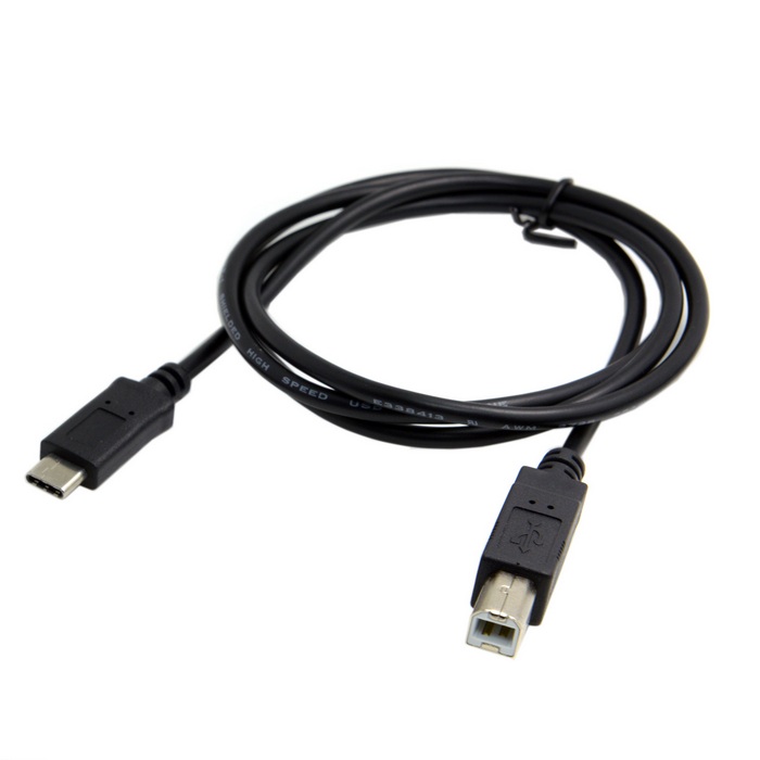 1 м USB-кабель для передачи данных USB 3,1 Тип C Штекерный разъем к USB 2,0 Тип B кабель для передачи данных для смартфона принтера жесткого диска