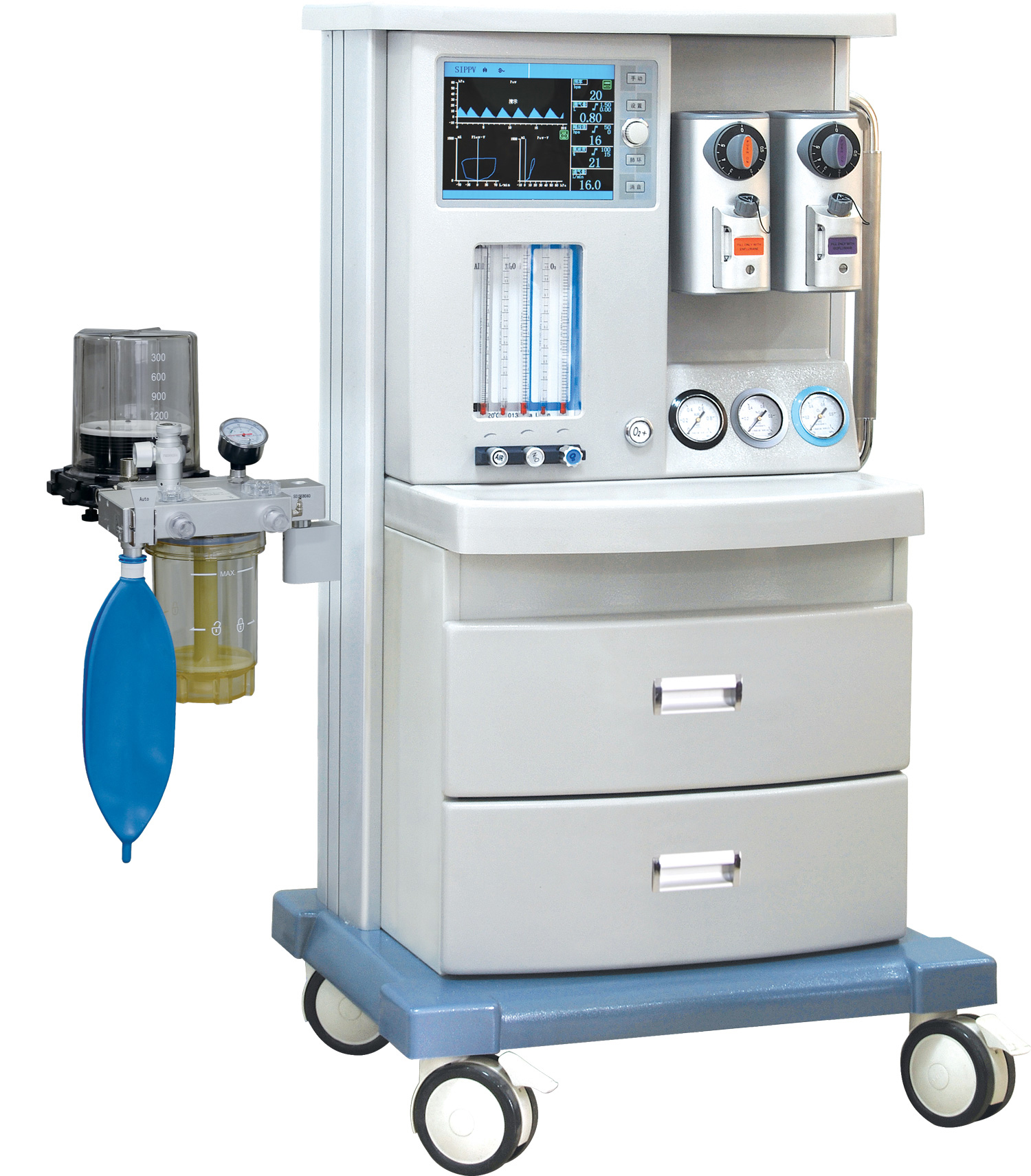 Factory High Quality Hospital JZ-PAM850-ADV Medical Equipment Portable Veterinary Anestesia Machine