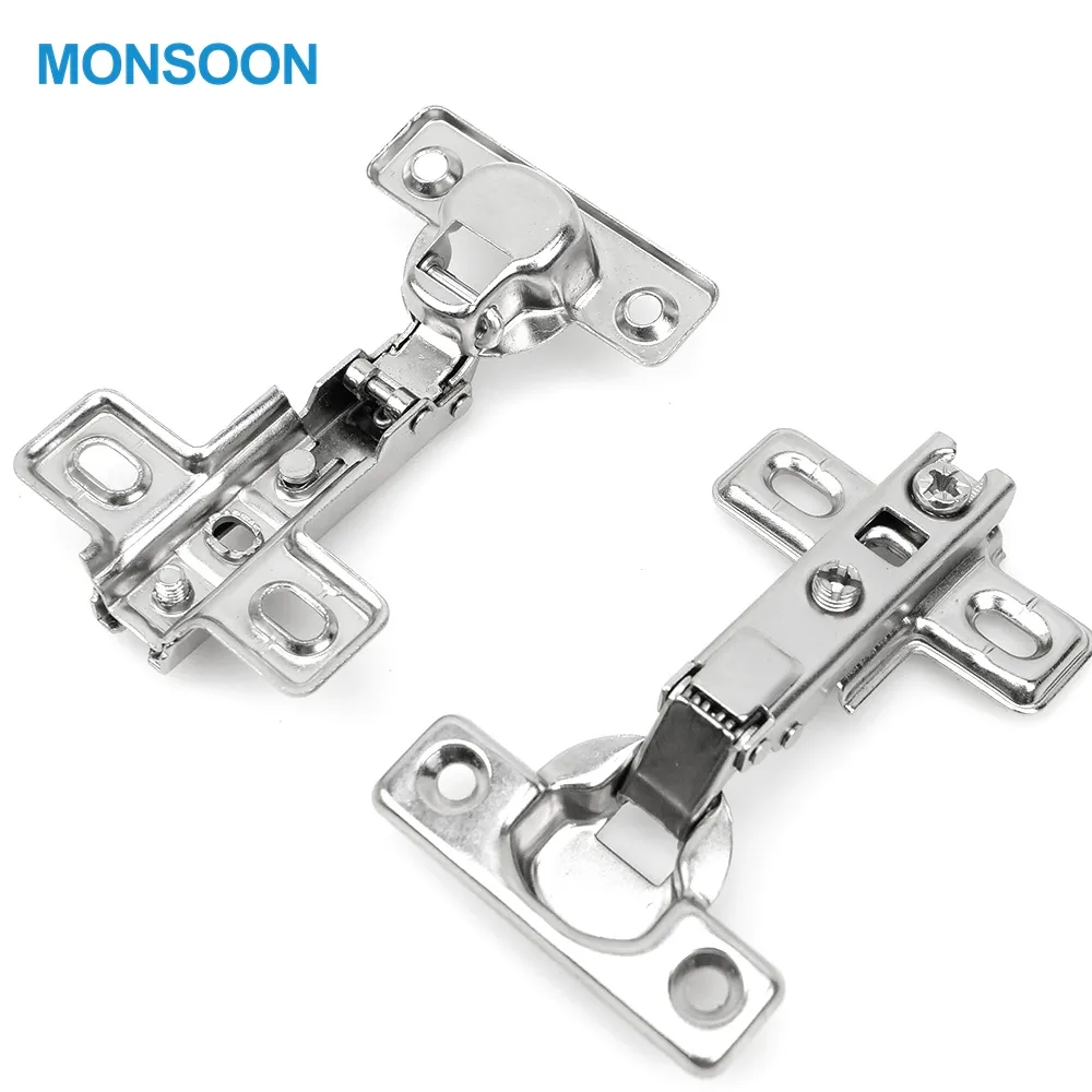MONSOON Furniture Kitchen Concealed hinges factories Table Stainless Steel Soft Close Cabinet Door Folding Hinge For Furniture
