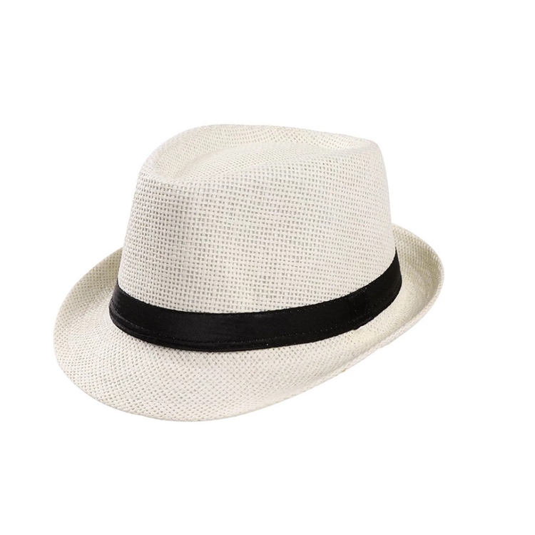 Wholesale hot unisex men fashion summer casual trendy beach sun panama jazz hat cowboy straw hat