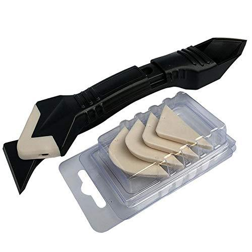 Dropshipping Caulking Nozzle Shovel Squeegee Scraper Remove Residual Construction 3 in 1 Glass Glue Angle Scraper