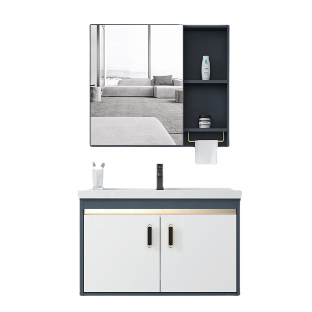 Foshan morden bathroom cabinet aluminium bathroom hanging cabinet