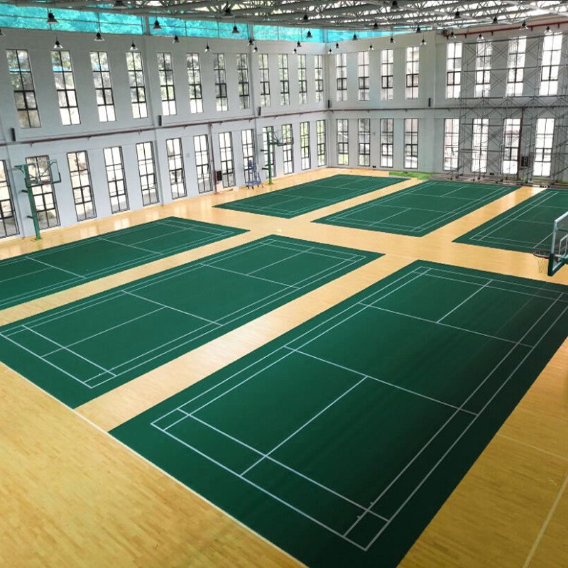 Комнатный ПВХ коврик для бадминтона с сертификатом BWF