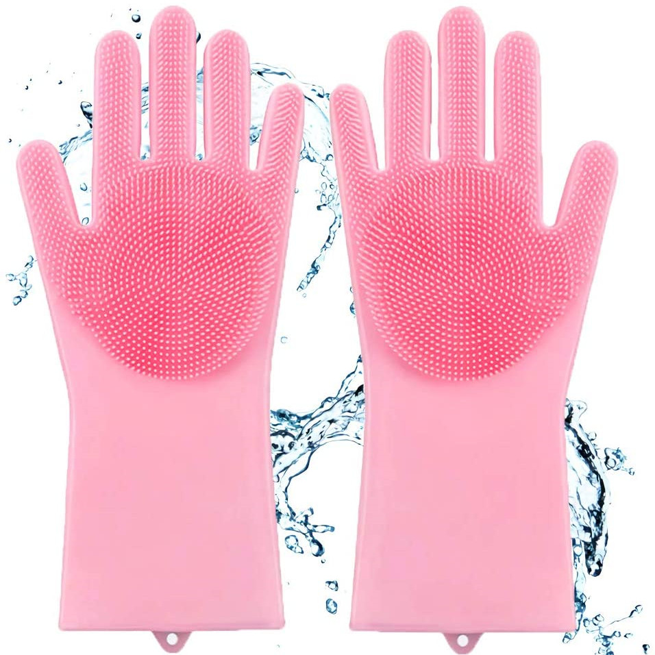 Heat resistant hand private label kitchen washing silicone rubber oven mitts