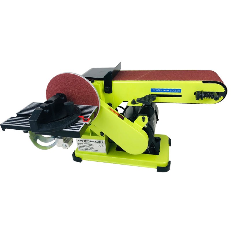Woodworking Belt Disc Sander, 375W, 4x36 "Belt, 6" Disc, 0-90 Degree Belt, Wood Sanding Machine, BM10619-2