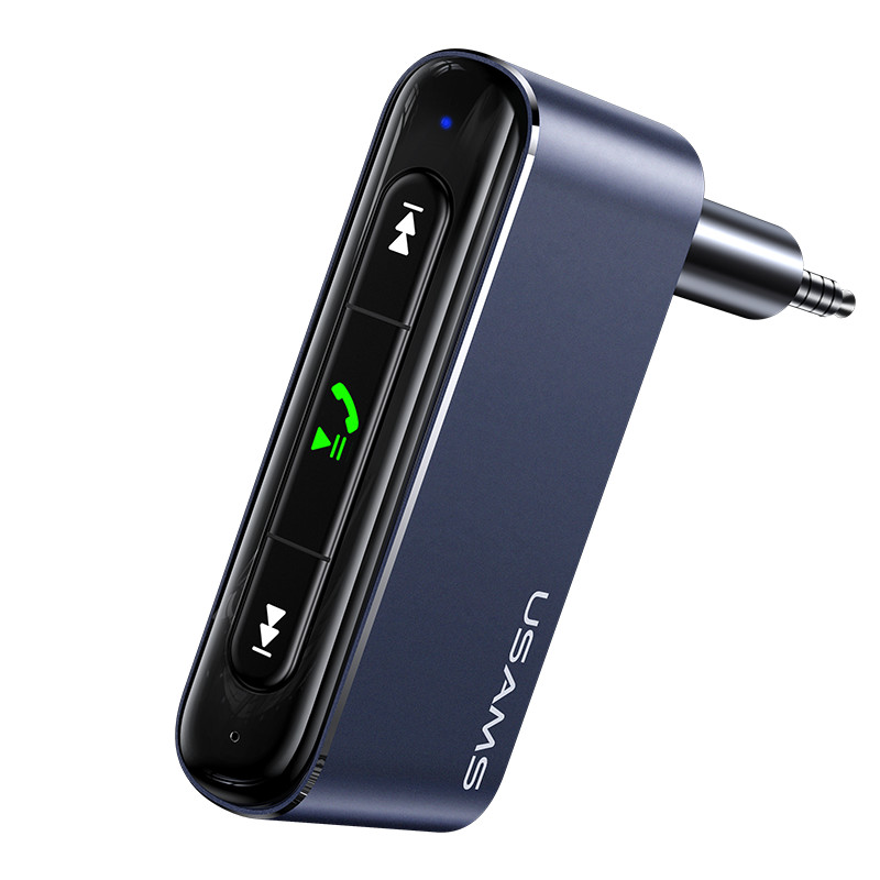 USAMS Mini Wireless Receiver Portable Audio 2 in 1 BT Car Wireless Audio Receiver with 3.5mm