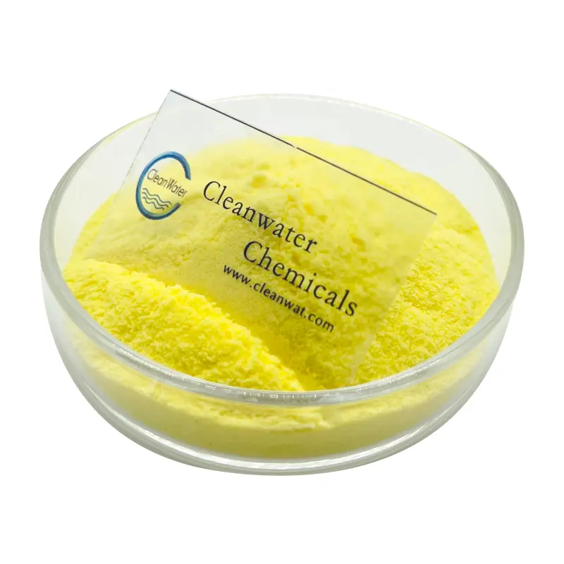 Water Purification Chemicals PAM PAC Yellow Poly Aluminium Chloride Powder for WTP