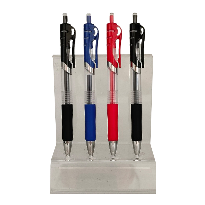 Wholesale sales press-type unisex pen 0.5 mm pen plastic ballpoint pen from China