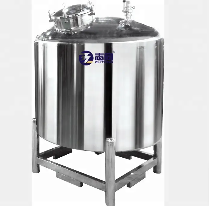 Factory Price Stainless Steel Pressure Storage Tank/Vessel, for store water, oil, cosmetics, food, etc.