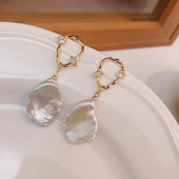 Wholesale sterling silver 925 jewellery white fresh water pearl jewelry baroque pearl