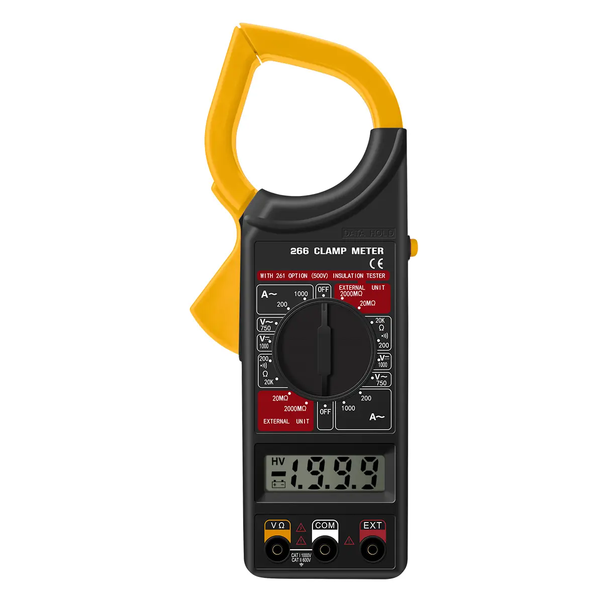 ANENG DT266 LCD 1999 Count Digital True RMS Professional Clamp Meter ACDC Current Voltage Tester Data Show Auto Multimeter Clamp