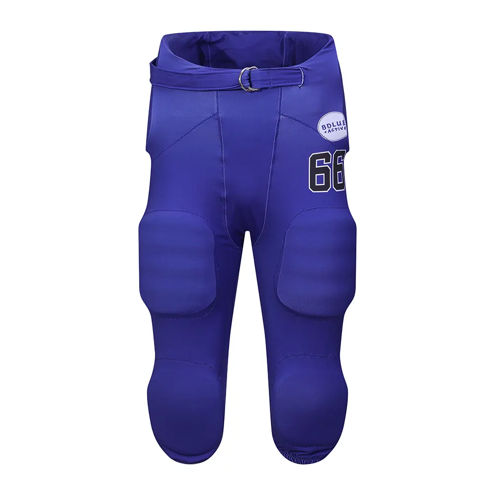 Custom Breathable 100% Polyester Youth Soccer Training American Football Pants