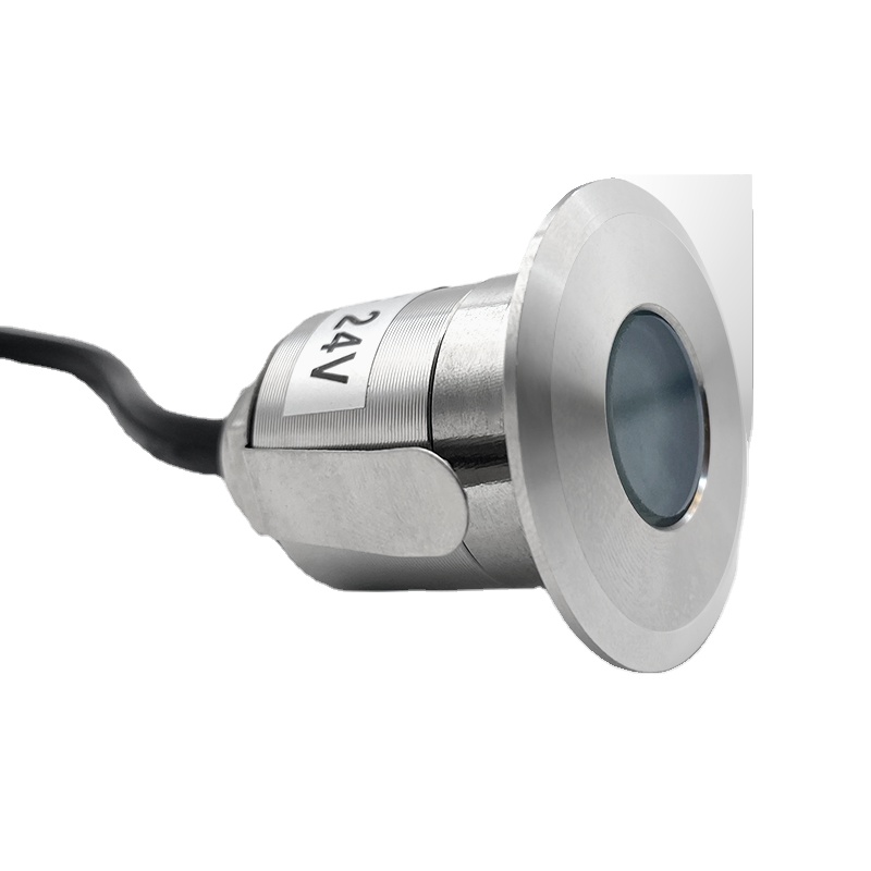 304 Stainless Steel Waterproof Ip68 Led Courtesy Light Marine Satin White 3000k Hole Size 25mm Led Courtesy Light