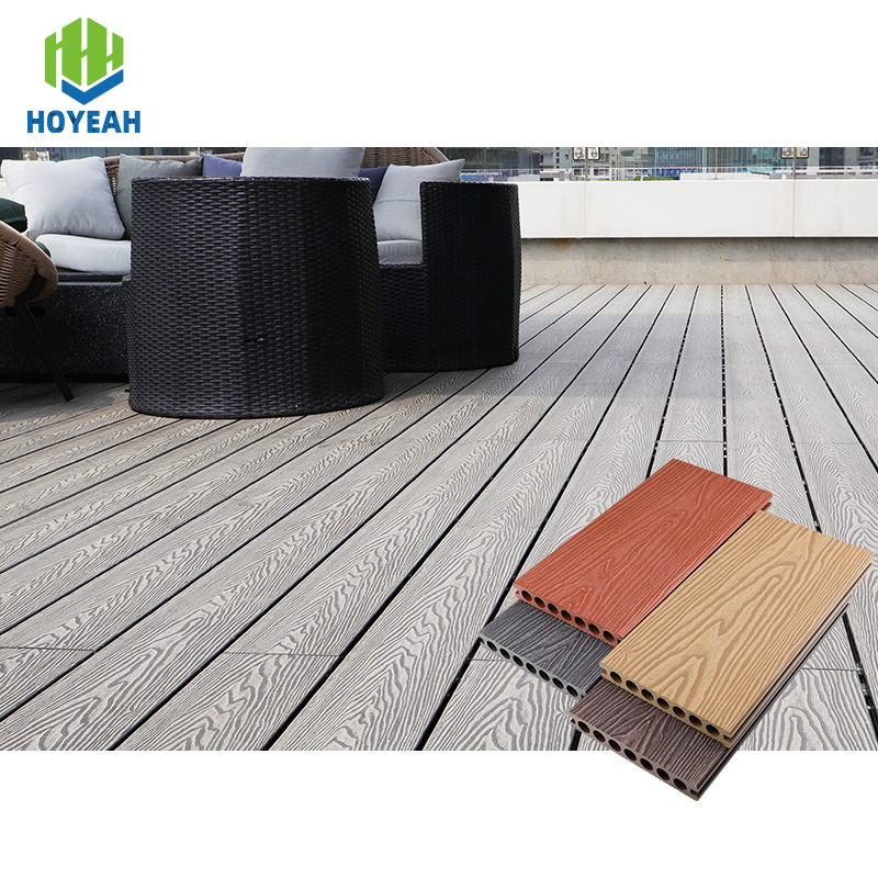 Factory direct waterproof and anti-corrosion outdoor plastic wooddeck swimming pool decking outdoor garden landscaping & decking