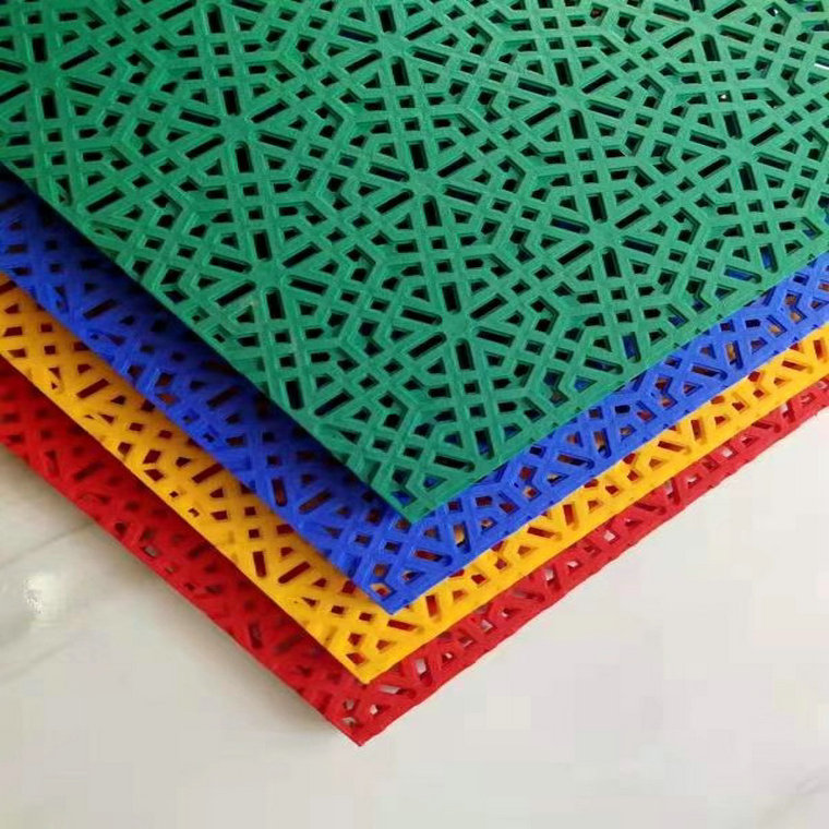 cheap price high quality Suge PP suspended sports floor tiles for futsal basketball