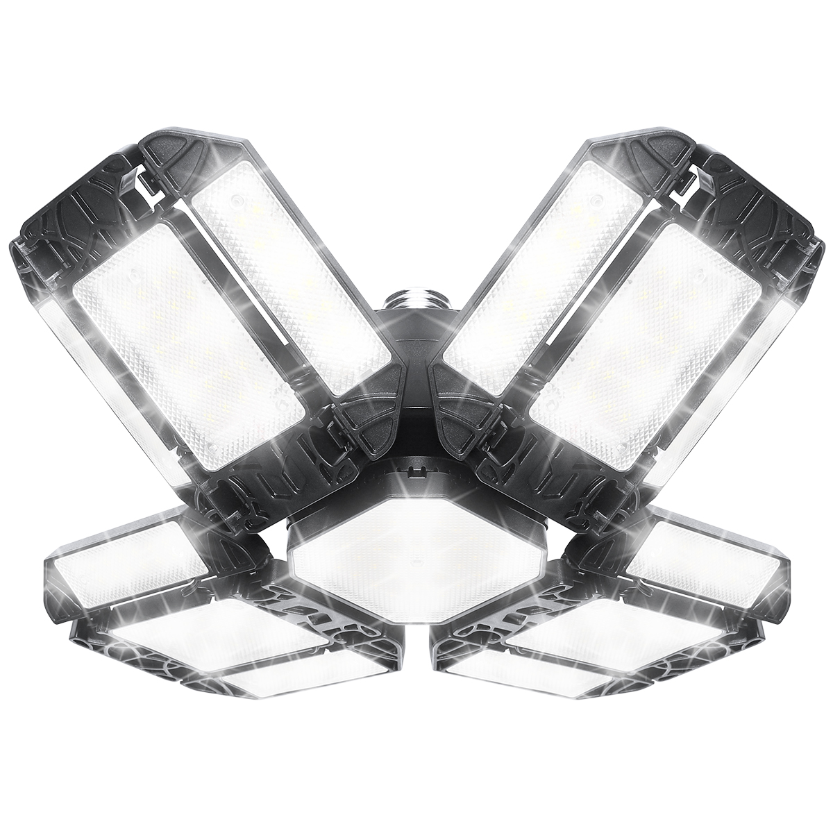 2021 Newest style 180W plastic P10 deformable LED garage light with 12 leaf