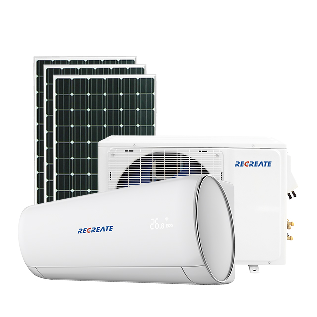 Солнечный кондиционер цена оптовая продажа 12000btu 1.5hp 1ton охлаждение & Heatng легко установить для дома