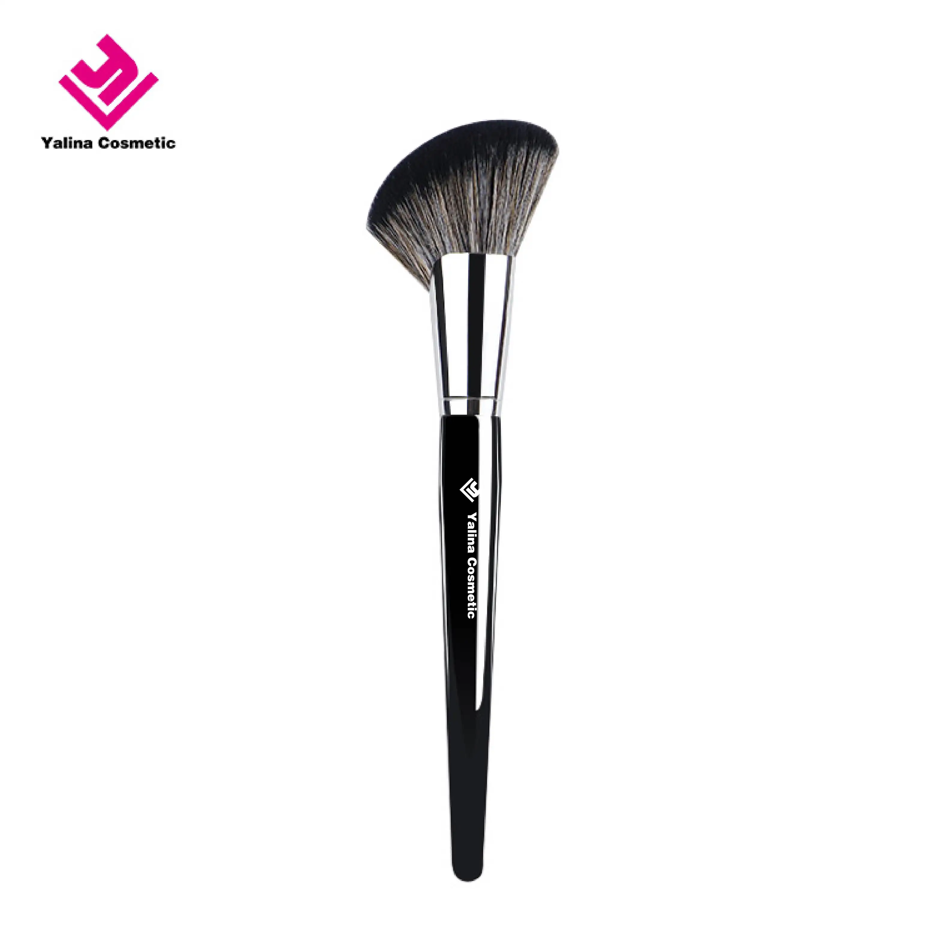 High quality single Professional Foundation Blush Brush Angled Contour Brush private label makeup brush