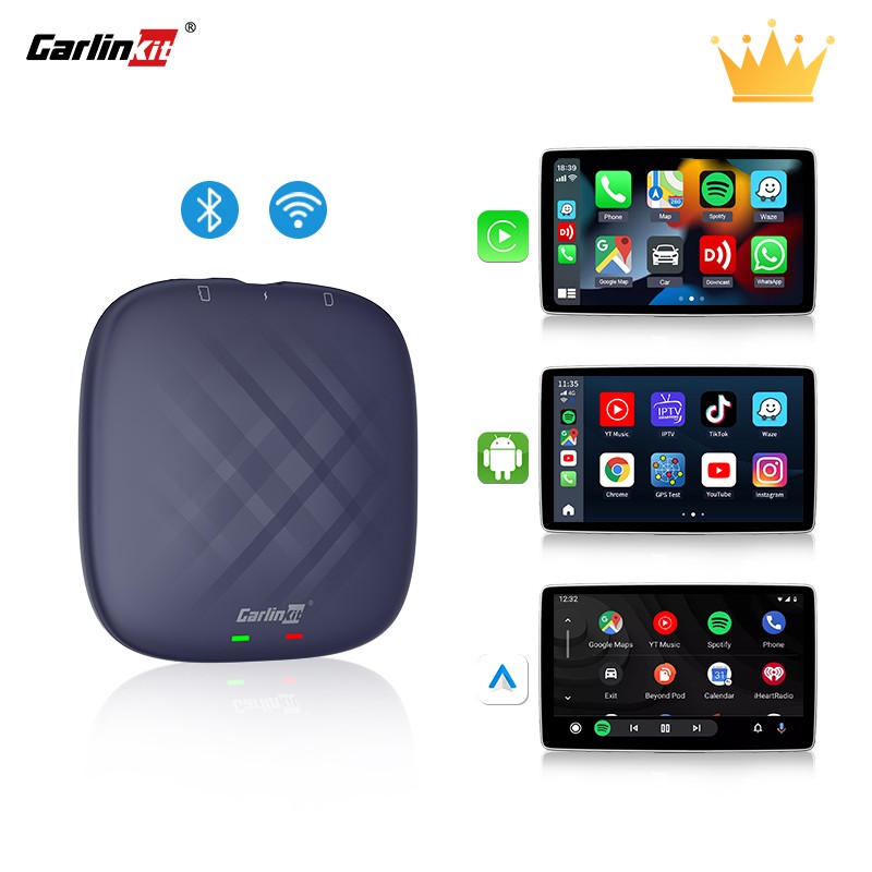 Carlinkit Новое поступление 4G + 64G Carplay Ai Box Android 12 Система беспроводной Carplay & Android адаптер Авто для Японии