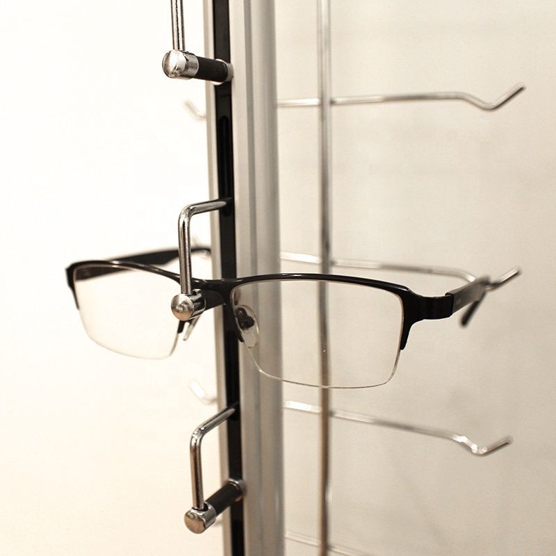 Sunglass Eyewear Display Holder Stand With Lock, Glasses Display Rack For Eye Glasses