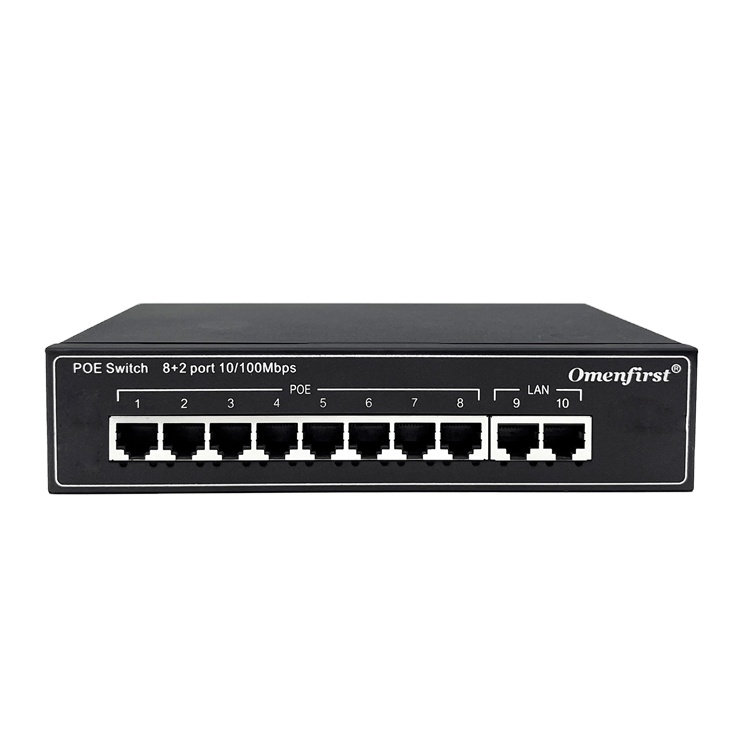 Китайский поставщик OEM сетевой коммутатор Poe Gigabit poe коммутатор 8 портов