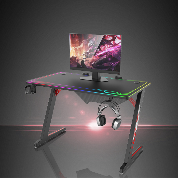 Современный дизайн мебели светодиодный e-sport PC игровой компьютер пользовательский стол игровой стол