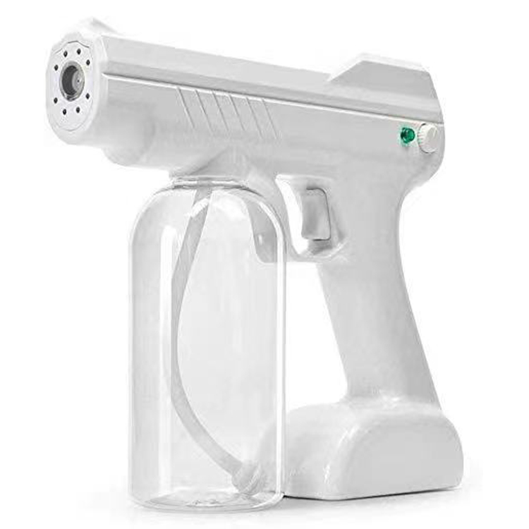 Portable nano mist sprayer gun electric atomizer spray machine Blue ray disinfection wireless nano spray gun for home use