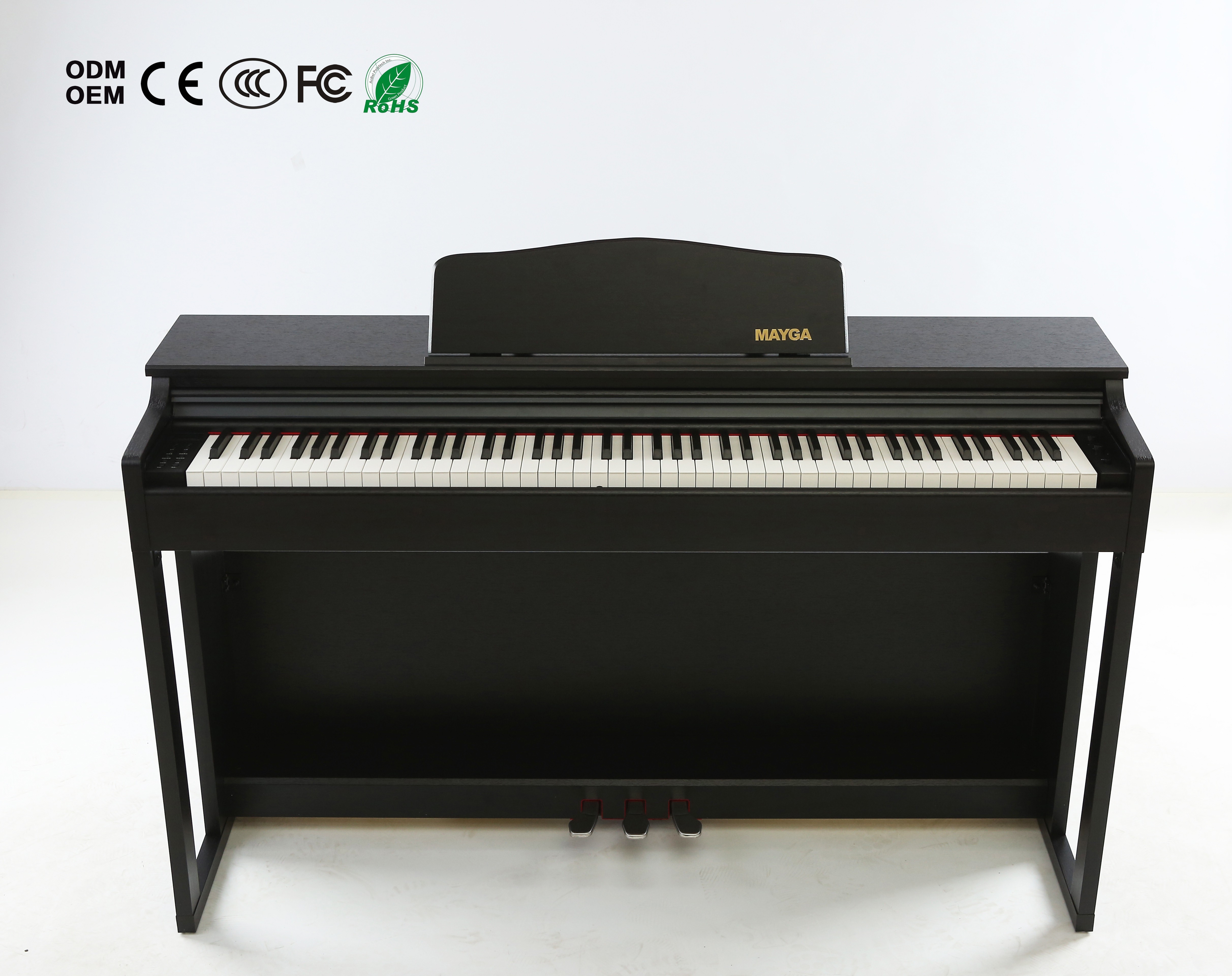 Mayga MP-12 88-ключ weigihted цифровое пианино с 1,3 со светодиодной подсветкой