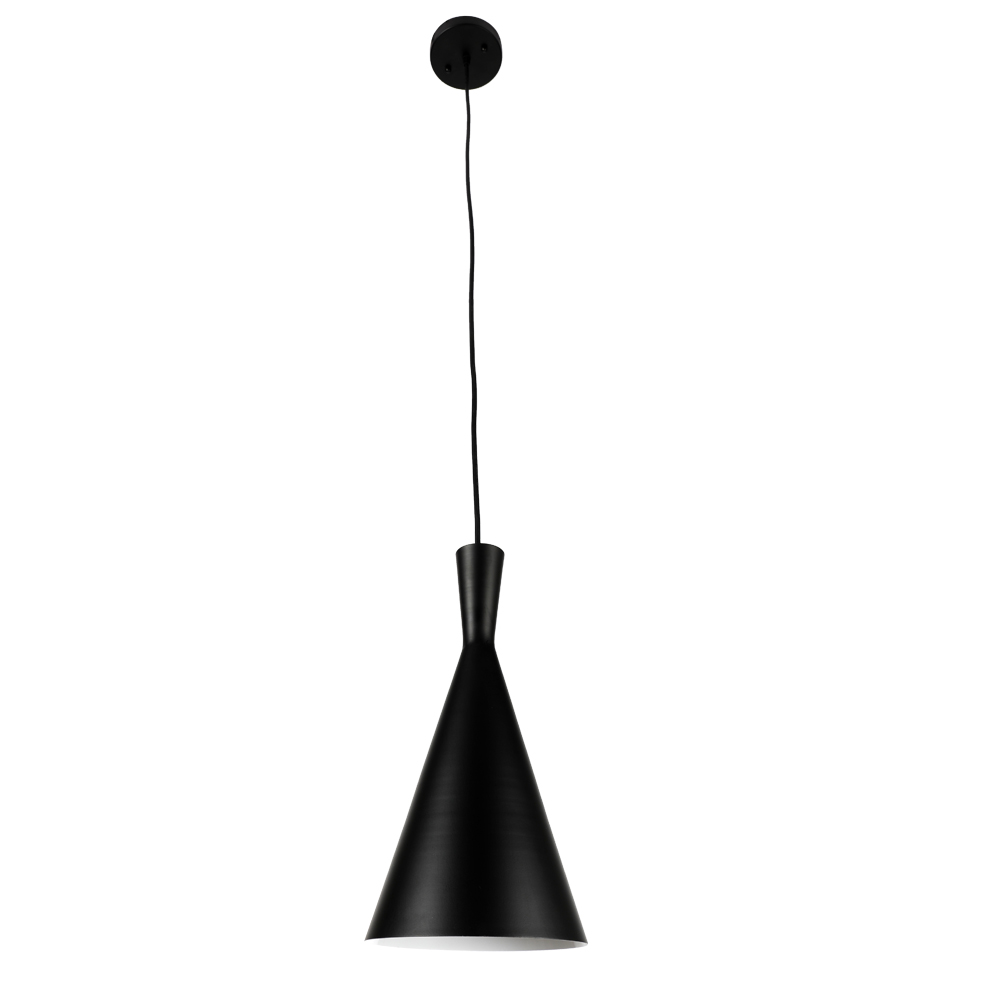 Hot Sale Manufacturer Supply Cone Pendant Ceiling Lights 1-Light Black Indoor Pendant Light Fixture