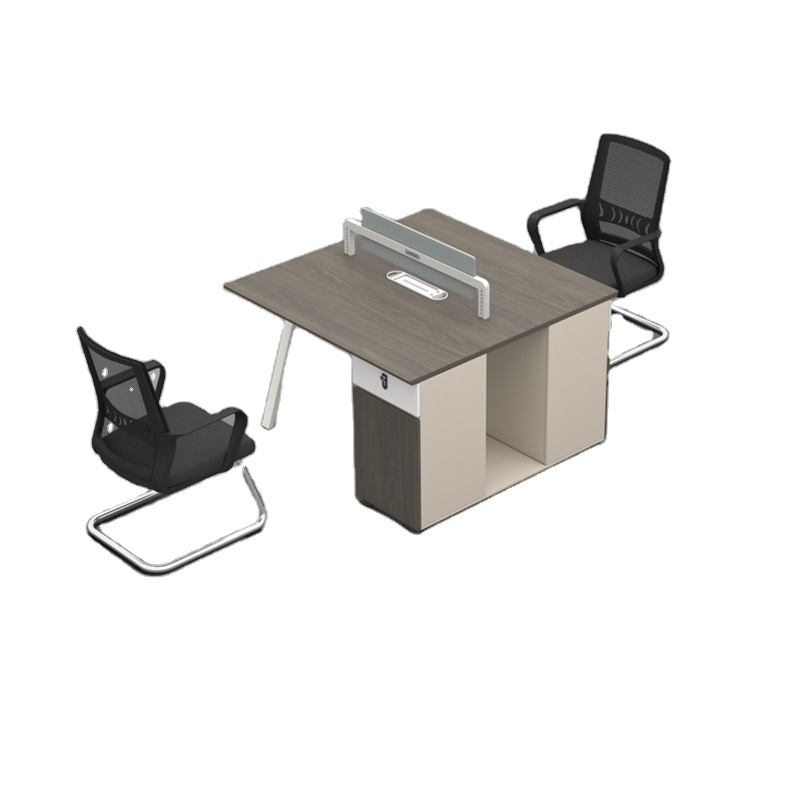Classic Melamine Office Table Computer Desk Wooden Furniture Free Combined Workstation Staff Desk