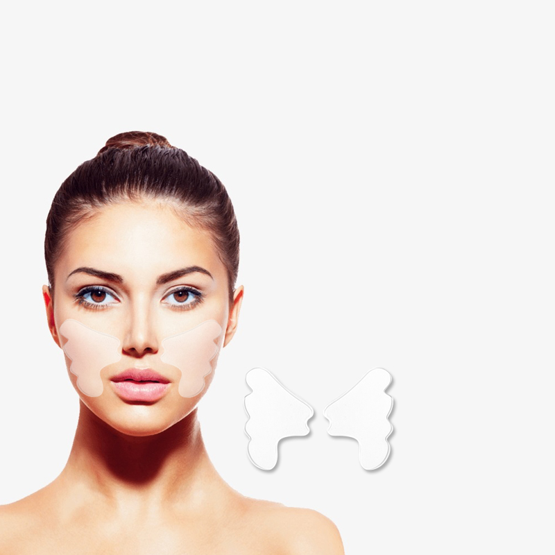 Reusable Angel Cheek Silicone Pads Anti-Wrinkle Adhesives, Silicon Medical Grade Anti Wrinkle Pad