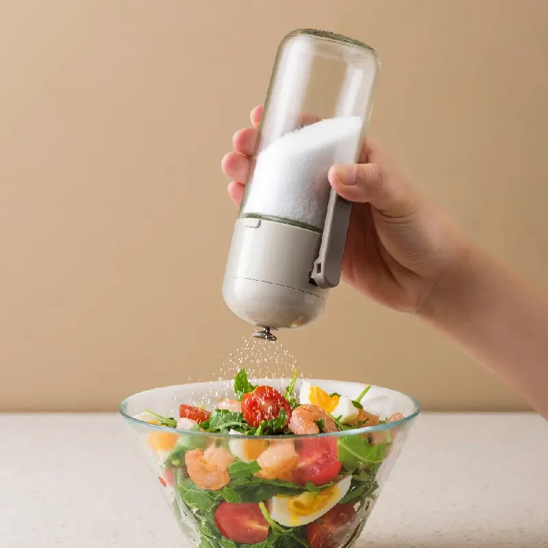 Kitchen Cooking Quantitative Salt Shaker Bottles 1 Time Output 0.5g For Healthy Life 180ml 250ml Spice Jar