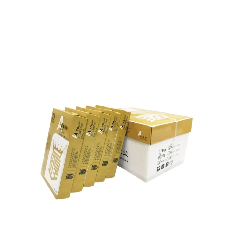 Factory wholesale price 70gsm 75gsm 80gsm 100% wood pulp a4 size copier paper
