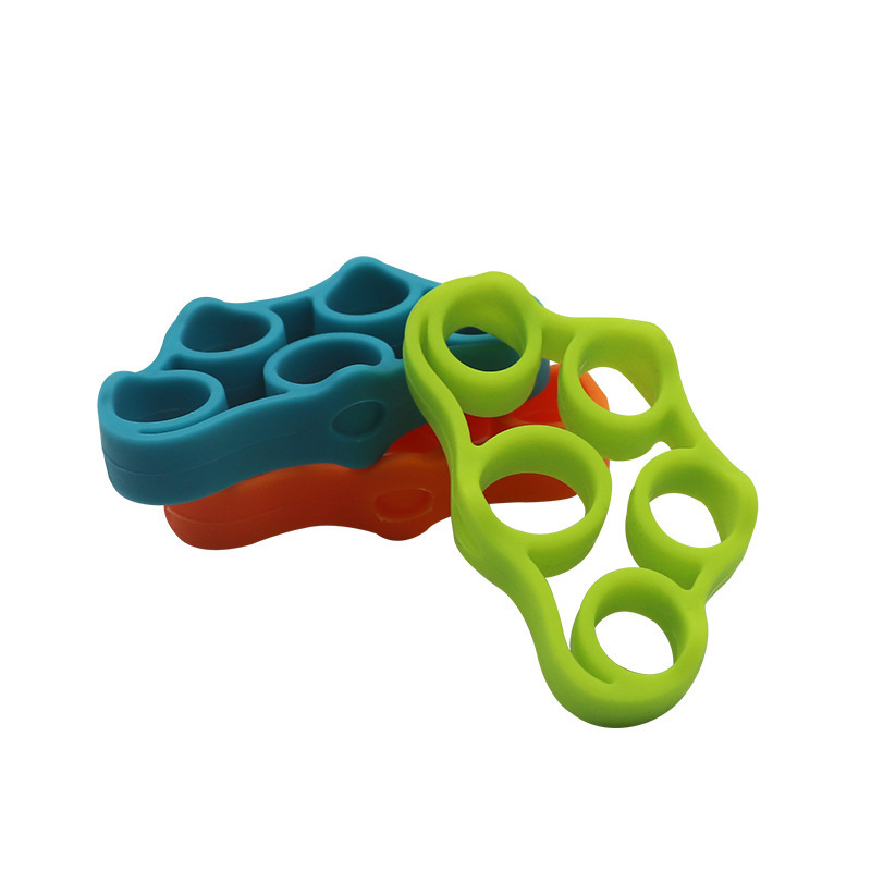 Strength Trainer Resistance Band Forearm Exercise Fitness Finger Rock Climbing Workout Hand Grip Strengthener