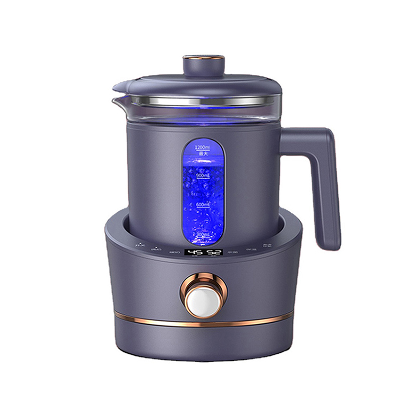 Fashion Design 1200mL Dark Blue Intelligent Uvc Constant Temperature Milk Mixer