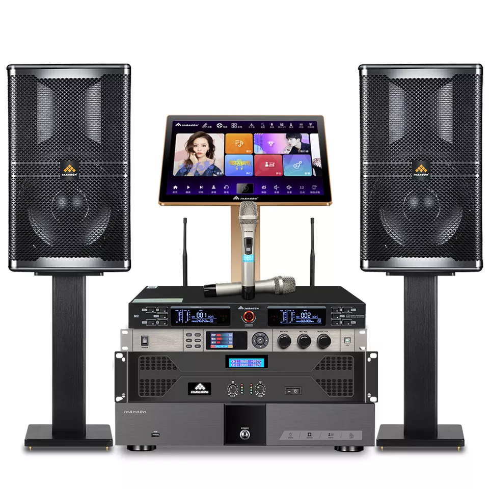 Лучшие профессиональные караоке системы KTV inandon многофункциональная KV-V5 Max пение машина 8 ТБ Wi-Fi сенсорный экран с разрешением 4K караоке игроков