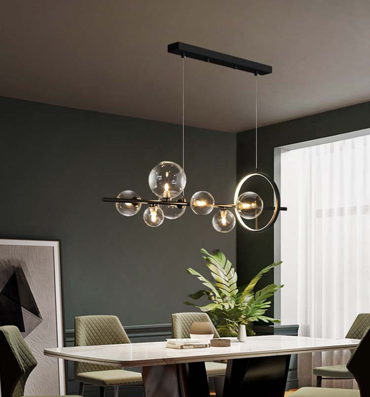 Tom Dixon стеклянный пузырек Свет стеклянная люстра, подвесной светильник в металлическом каркасе столовая подвесные светильники ETL89196