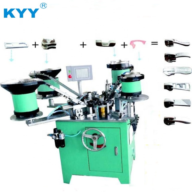 KYY Automatic Auto-lock Zipper Slider Assembly Machine, Zipper Slider Machinery, Automatic Zipper Manufacturing Machine