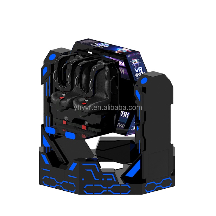 Симулятор виртуальной реальности 9DVR VR 1080 Железный Воин вращающаяся платформа американские горки 9D VR кинотеатр