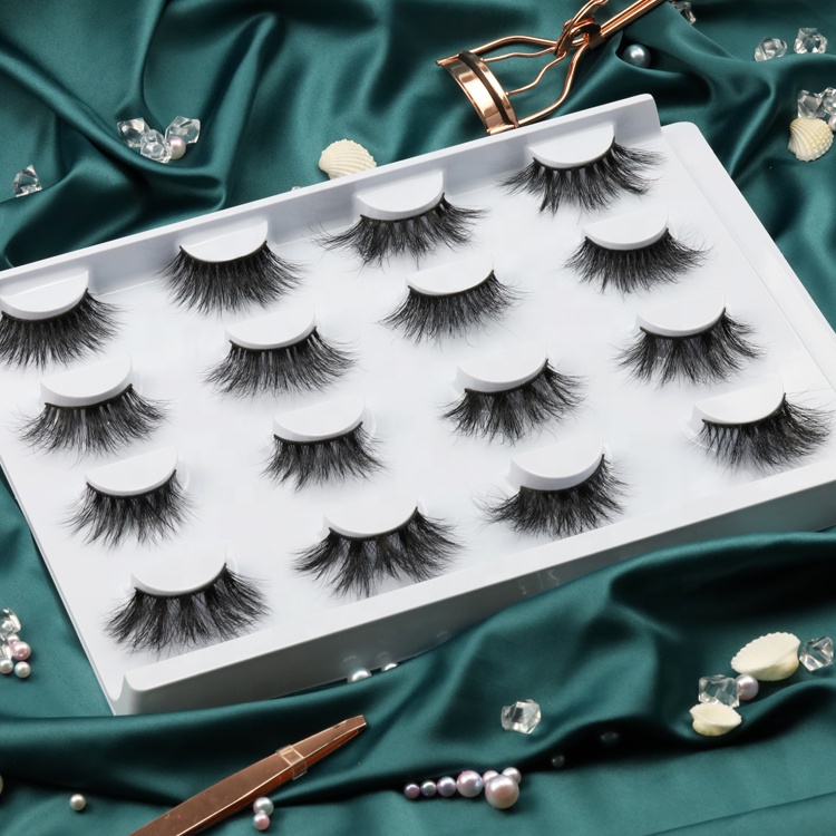 2021 New Styles 25mm 3D Real Siberian Mink Fur Eyelashes Factory in USA/UK ZX085
